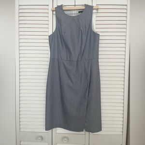 Banana Republic Striped Blue and White Dress